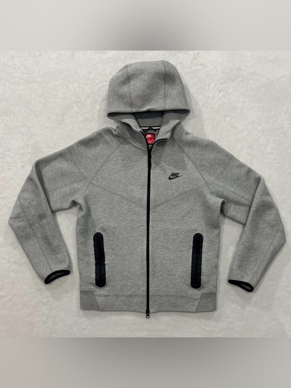 Nike Sportswear Tech Fleece Windrunner Full Zip Gray Hoodie Jacket Men’s Size M